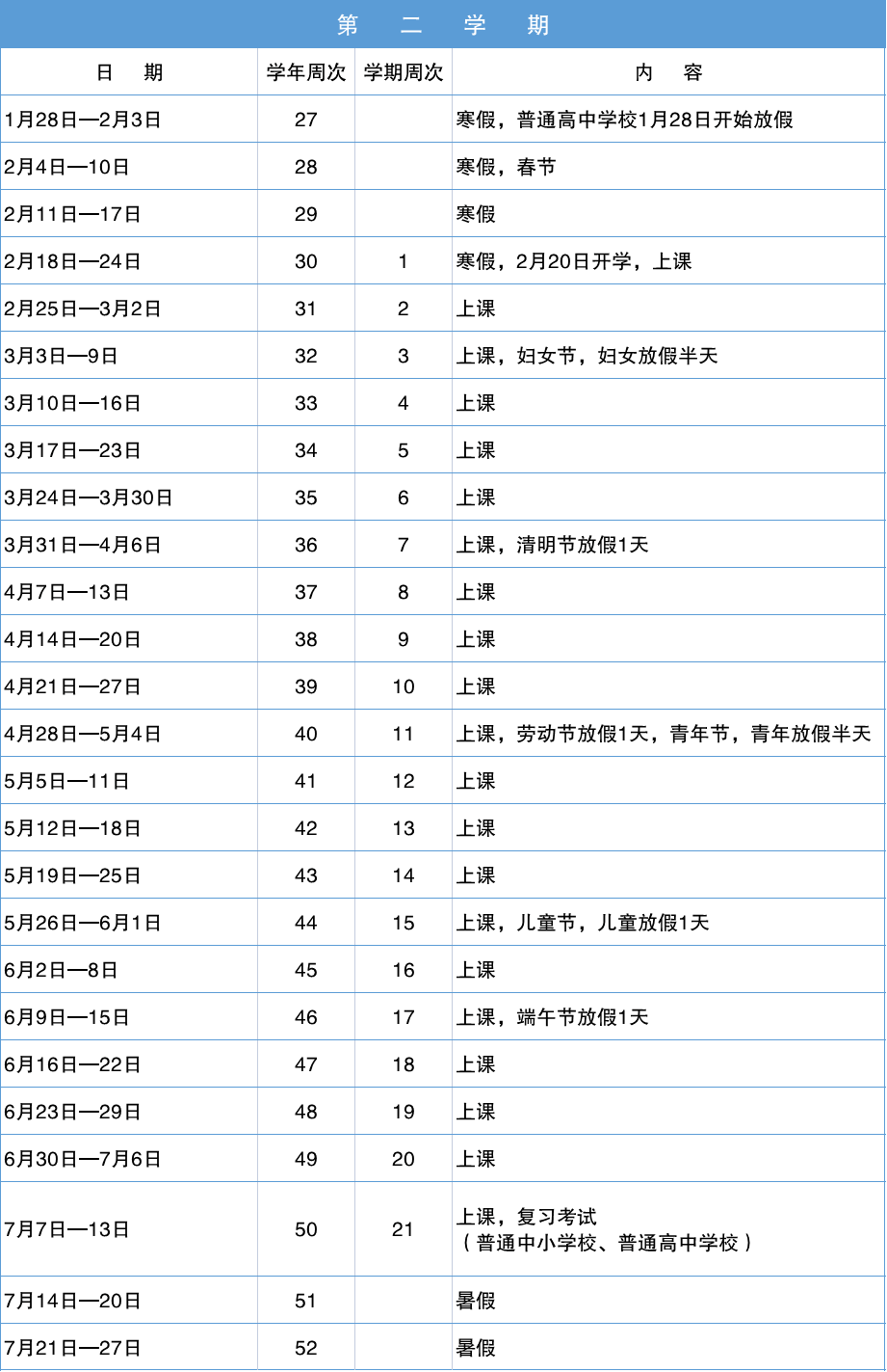 关于2014年假期安排时间表的信息