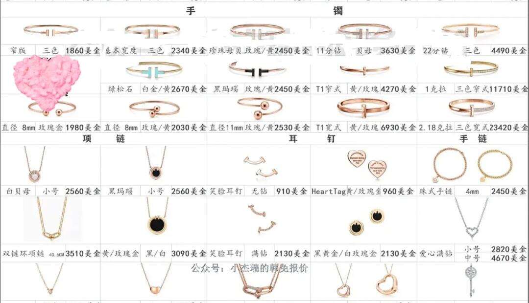 蒂芙尼手镯价格-蒂芙尼手镯价格官网
